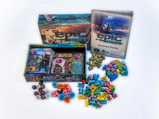 Tiny Epic: Викинги, бренду IgroKit, для 1-4 гравців, час гри < 60мин. - 2 - KUBIX