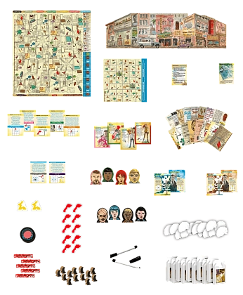 Настольная игра MIND MGMT: Игры разума (Mind MGMT: The Psychic Espionage «Game»), бренду Geekach Games, для 1-5 гравців, час гри > 60мин. - 7 - KUBIX