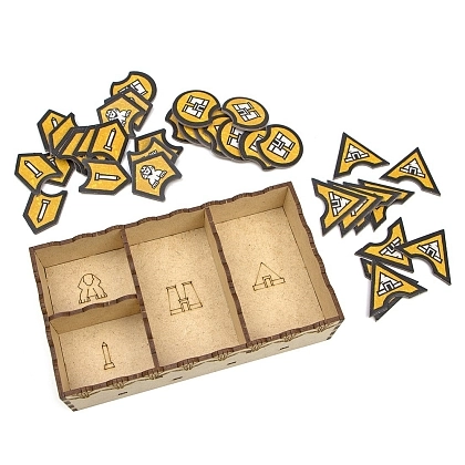 Органайзер для настольной игры Анкх: Боги Египта База (Organizer for boardgame Ankh: Gods of Egypt Basic), бренду Tower Rex - 8 - KUBIX