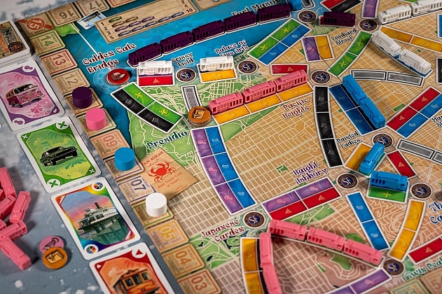 Купити Настольная игра Ticket to Ride: San Francisco (Билет на поезд. Сан Франциско) (EN), бренду Days of Wonder - 3 - KUBIX Настольная игра Ticket to Ride: San Francisco (Билет на поезд. Сан Франциско) (EN), бренду Days of Wonder, для 2-4 гравців, час гри < 30мин. - 3 - KUBIX