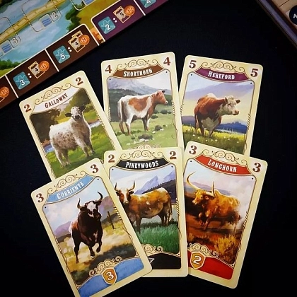 Настільна гра Великий Західний шлях 2.0 (Great Western Trail 2.0), бренду Eggertspiele, для 1-4 гравців, час гри > 60хв. - 4 - KUBIX