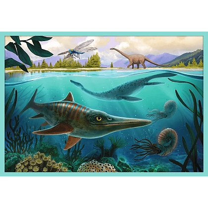 Набор пазлов 10 в 1. Познакомьтесь со всеми динозаврами, бренду Trefl - 10 - KUBIX