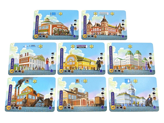 Настольная игра Остров железных дорог (Isle of Trains: All Aboard), бренду Игромаг, для 1-4 гравців, час гри < 30мин. - 4 - KUBIX