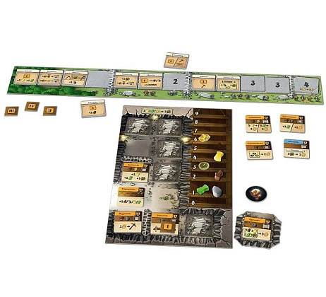 Настольная игра Caverna: Cave vs Cave (Каверна: Пещера на пещеру) (EN), бренду Lookout Games, для 1-2 гравців, час гри < 30мин. - 2 - KUBIX