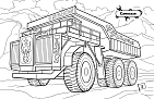Мініатюра товару Розмальовка Машини-велетні - 3