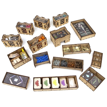 Органайзер для настольной игры Гребля (Organizer for boardgame Barrage), бренду Tower Rex - 4 - KUBIX