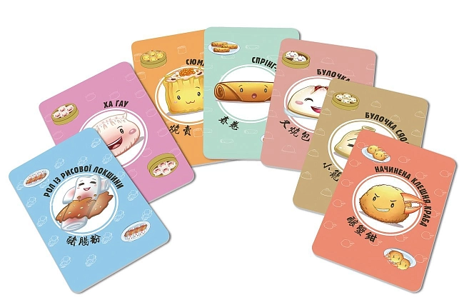 Купити Настільна гра Веселі Наїдки (Happy Dim Sum), бренду Woodcat - 3 - KUBIX Настільна гра Веселі Наїдки (Happy Dim Sum), бренду Woodcat, для 2-5 гравців, час гри < 30хв. - 3 - KUBIX
