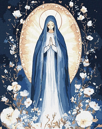 Картина по номерам Религия Дева (40х50 см), бренду Идейка - KUBIX