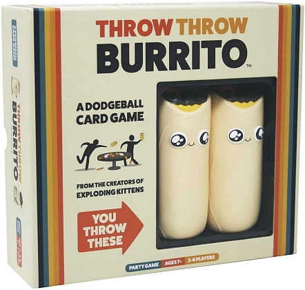 Настільна гра Кидай Бурито! (Throw Throw Burrito) (EN), бренду Geekach Games, для 2-6 гравців, час гри < 30хв. - KUBIX