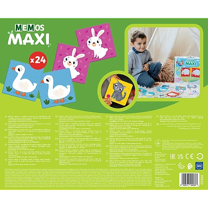 Настольная игра Мемос MAXI Ферма, бренду Trefl, для 1-2 гравців - 2 - KUBIX
