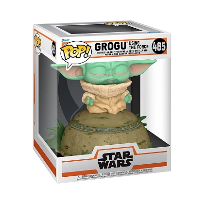 Ігрова фігурка FUNKO POP! DELUXE МАЛЮК ВИКОРИСТОВУЄ СИЛУ (Grogu using the force) Star Wars #485, бренду Funko - 3 - KUBIX