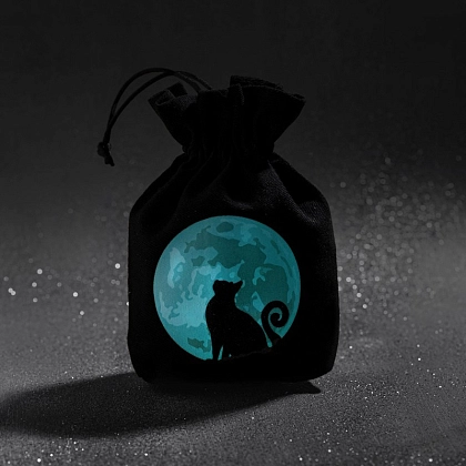 Мешочек CATS Dice Pouch: The Mooncat, бренду Q-Workshop - 3 - KUBIX