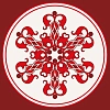 Картина по номерам Круглый орнамент (30х30 см)