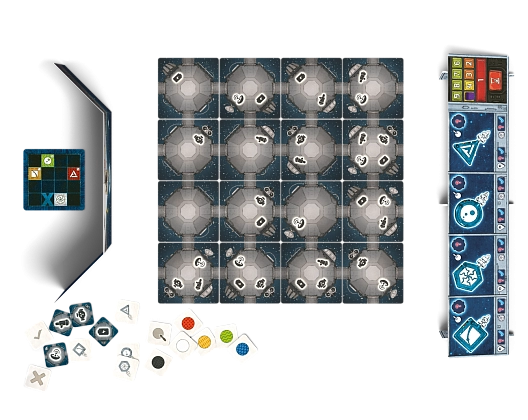 Настольная игра ИИ. Космическое приключение (AI Space Puzzle), бренду Geekach Games, для 2-5 гравців, час гри < 30мин. - 6 - KUBIX