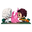 Миниатюра товара Игровая фигурка FUNKO POP! ТАНДЗИРО ПРОТИ РУИ (Tanjiro vs Rui) Demon Slayer: #1034 - 1