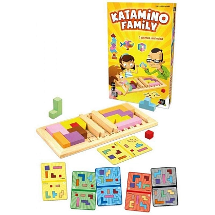 Настольная игра Katamino Family (Катамино Семейная) (EN), бренду Gigamic, для 1-2 гравців, час гри < 30мин. - 2 - KUBIX