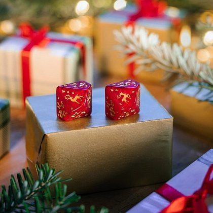 Купити Набор кубиков Christmas Dice Set - 4 - KUBIX Набор кубиков Christmas Dice Set - 4 - KUBIX