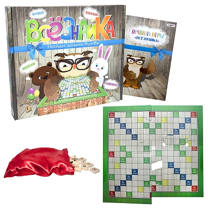 Настольная игра Всезнайка (RU), бренду Strateg, для 2-4 гравців, час гри < 30мин. - 3 - KUBIX