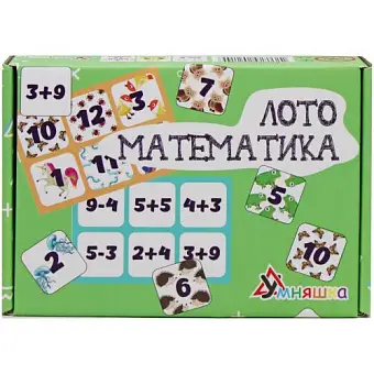 Настільна гра Лото математика