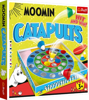 Настільна гра Катапульти: Мумі-тролі (Catapults: Moomin), бренду Trefl, для 2-4 гравців, час гри < 30хв. - KUBIX