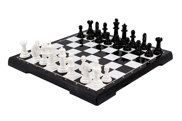 Настольная игра Шахи и шашки 2в1, бренду TechnoK, для 2-2 гравців - 4 - KUBIX