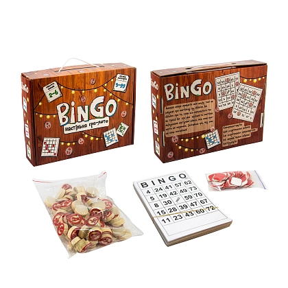 Настольная игра Лото Бинго (BinGo), бренду Strateg, для 2-6 гравців, час гри > 60мин. - 3 - KUBIX