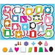 Миниатюра товара Настольная игра - квест Фигуры, цвета, узоры - 4