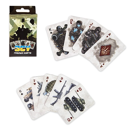 Настольная игра ЗСУ карточная , бренду Strateg, для 2-4 гравців - 2 - KUBIX