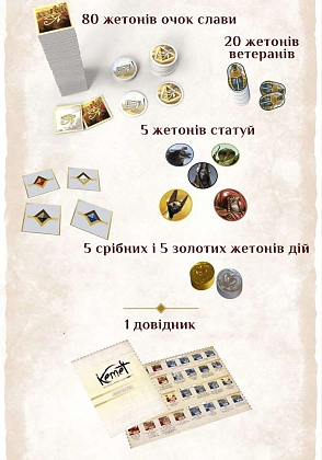 Настольная игра Кемет: Кровь и Песок (Kemet: Blood and Sand), бренду Geekach Games, для 2-5 гравців, час гри > 60мин. - 7 - KUBIX
