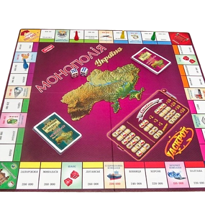 Настольная игра Монополия Украина, бренду Artos games, для 2-4 гравців, час гри < 60мин. - 3 - KUBIX