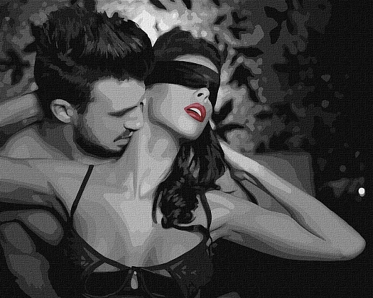 Картина по номерам Пристрасна довіра 18+ (40х50 см), бренду Ідейка - KUBIX