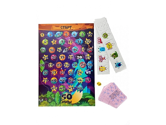 Настольная игра Монстроматика, бренду Умняшка, для 2-8 гравців - 3 - KUBIX