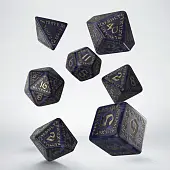 Миниатюра товара Набор кубиков Runic Mixed-blue & gold Dice Set - 2