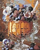 Алмазна мозаїка Квітково-ягідний натюрморт (40х50 см)