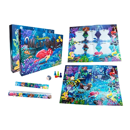 Настільна гра Подорож Mermaid (Подорож Русалки) (RU), бренду Strateg, для 2-4 гравців, час гри < 30мин. - 5 - KUBIX