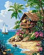 Миниатюра товара Картина по номерам Тропическая жизнь (40х50 см) - 1