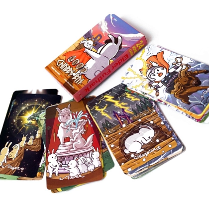 Карты Рунические Пухлый кролик (Runic cards Fluffy rabbit) - 5 - KUBIX