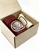 Миниатюра товара Стакан для кубиков Ктулху бургунд Dice Cup - 1