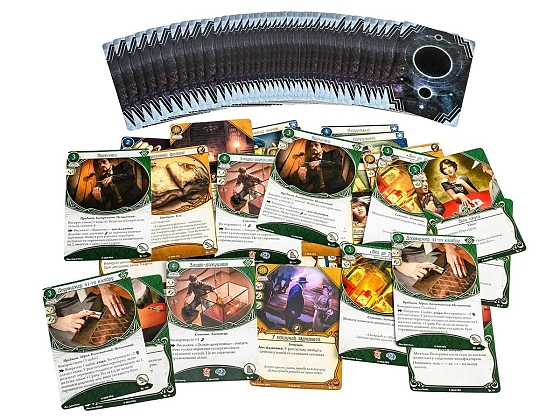Настільна гра Жах Аркгема. Карткова гра. Оновлене видання (Arkham Horror LCG: Revised Core Set), бренду Ігромаг, для 1-4 гравців, час гри < 60хв. - 4 - KUBIX