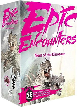 Настільна гра Epic Encounters: Nest of the Dinosaur (EN), бренду Steamforged Games Ltd. - KUBIX