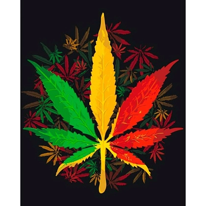 Картина по номерам Канабіс (40х50 см), бренду Art Craft - KUBIX