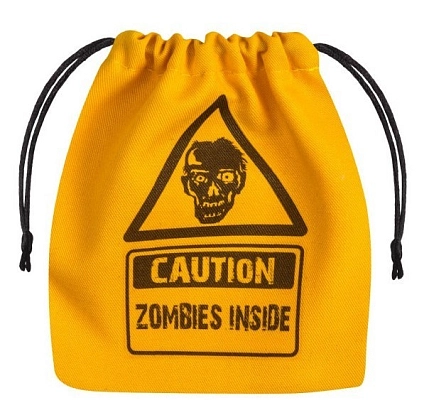 Мішечок Zombie Yellow & black Dice Bag, бренду Q-Workshop - KUBIX