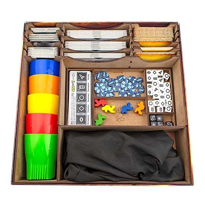  Органайзер для настільної гри Стрімголов по Галактиці (Organizer for boardgame Roll for the Galaxy), бренду Tower Rex - KUBIX