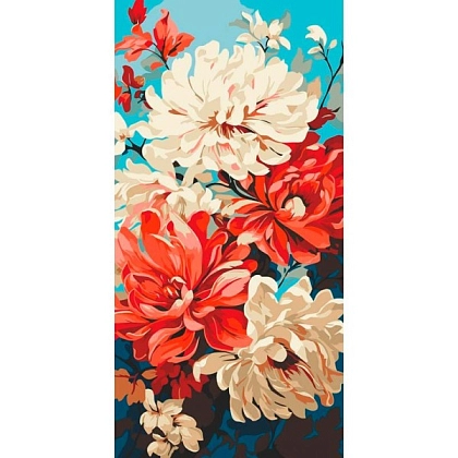 Картина по номерам Жоржини (40х80 см), бренду Art Craft - KUBIX