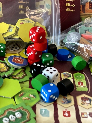 Настольная игра Замки Бургундии (The Castles of Burgundy), бренду Lelekan, для 1-4 гравців, час гри > 60мин. - 6 - KUBIX