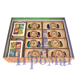 Органайзер для настольной игры Root + все дополнения (Root Board Game + All Expansions organizer) - KUBIX Органайзер для настольной игры Root + все дополнения (Root Board Game + All Expansions organizer)