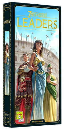 Настольная игра 7 Wonders 2nd edition: Leaders (EN), бренду Asmodee, для 3-7 гравців, час гри < 60мин. - KUBIX