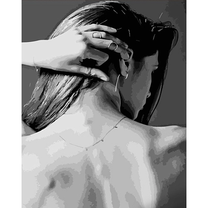 Картина по номерам Женская натура (40х50 см), бренду Strateg - KUBIX