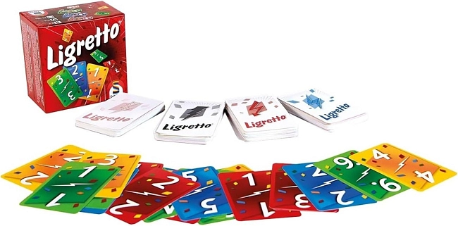 Настольная игра Лігретто красный (Ligretto Red), бренду YellowBox, для 2-4 гравців, час гри < 30мин. - 2 - KUBIX