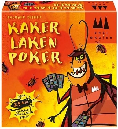 Настольная игра Тараканий покер (Cockroach Poker), бренду YellowBox, для 2-6 гравців, час гри < 30мин. - KUBIX
